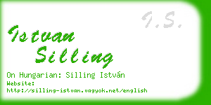 istvan silling business card